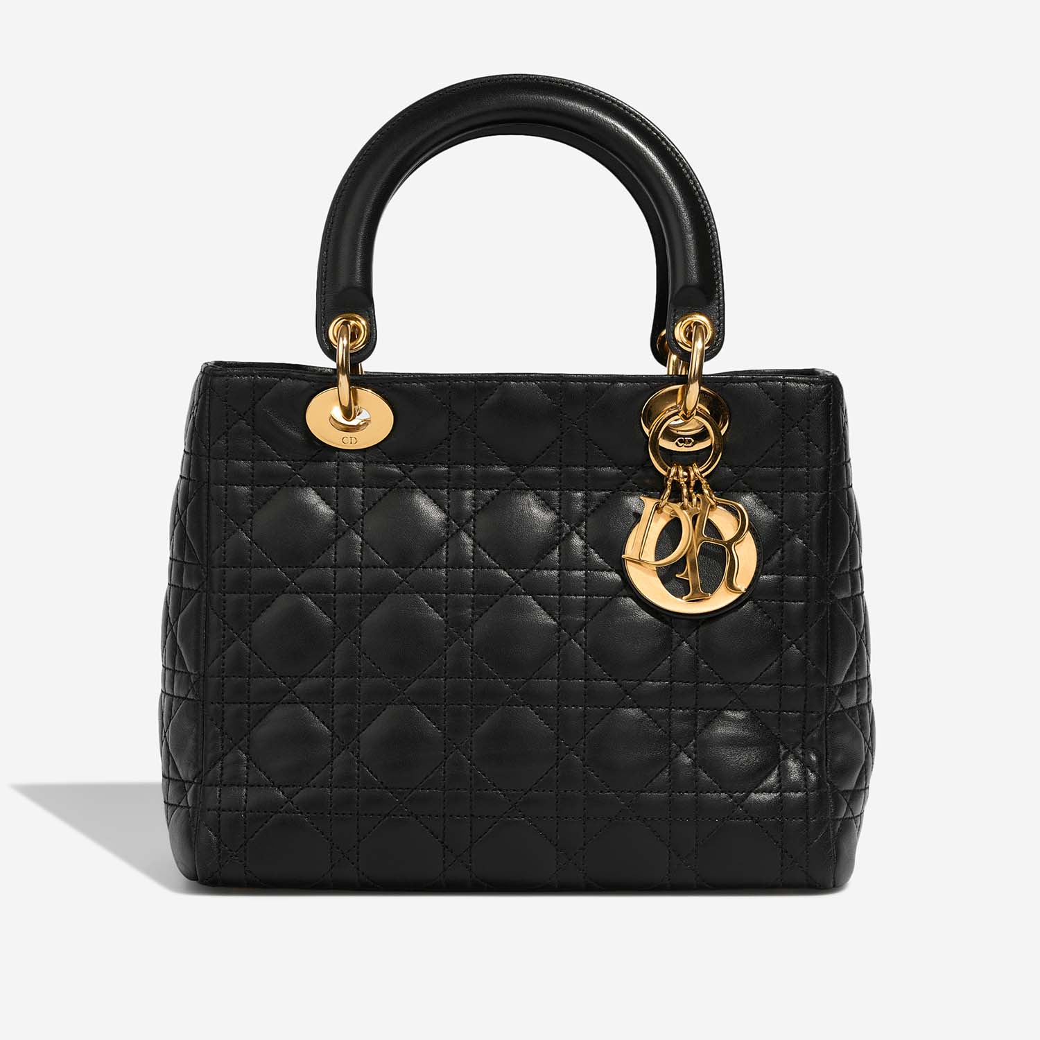 Dior Lady Medium Black 2F S | Sell your designer bag on Saclab.com