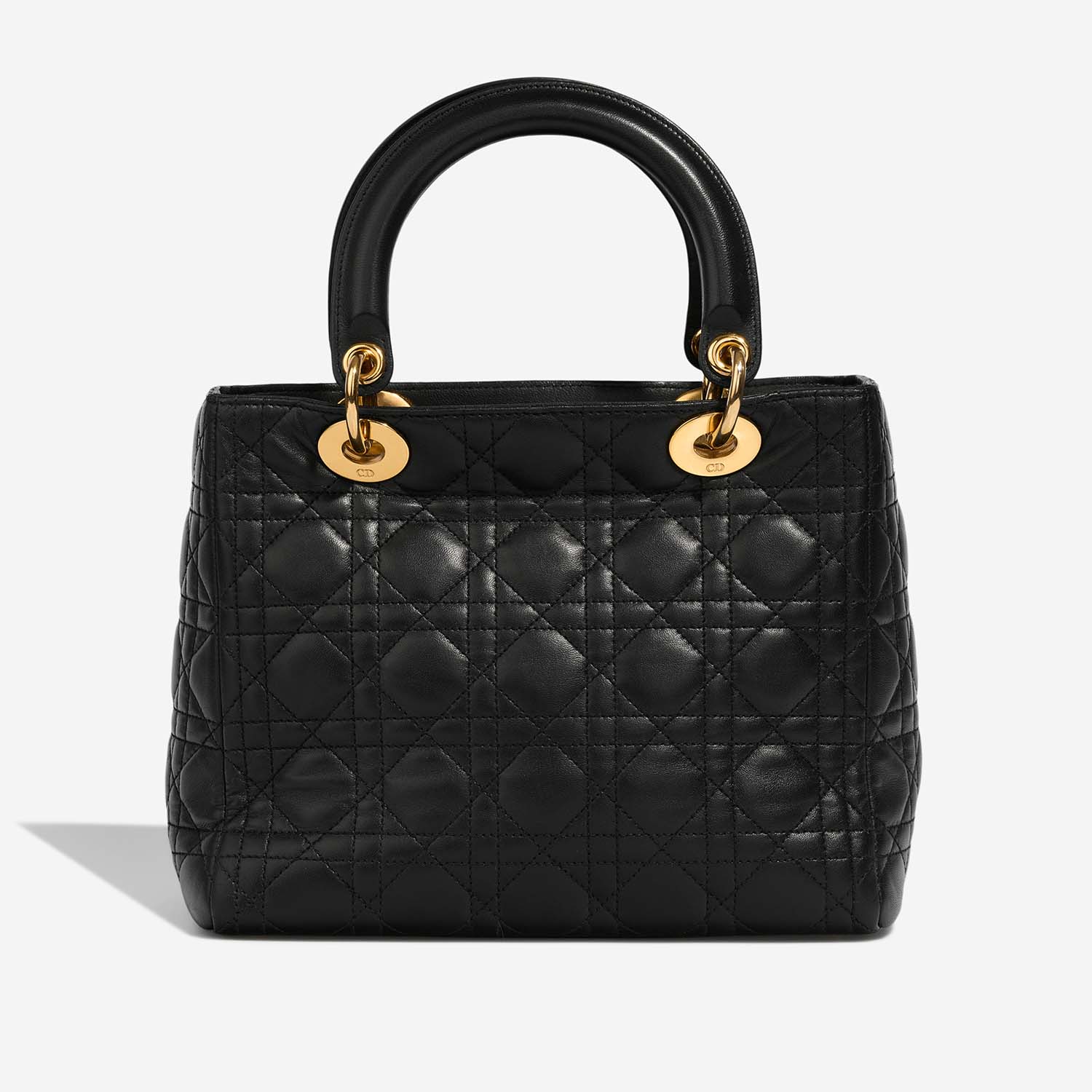 Dior Lady Medium Black 5B S | Sell your designer bag on Saclab.com