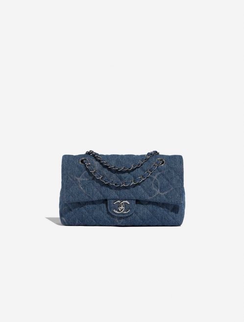 Chanel Timeless Medium Blue Front  | Sell your designer bag on Saclab.com