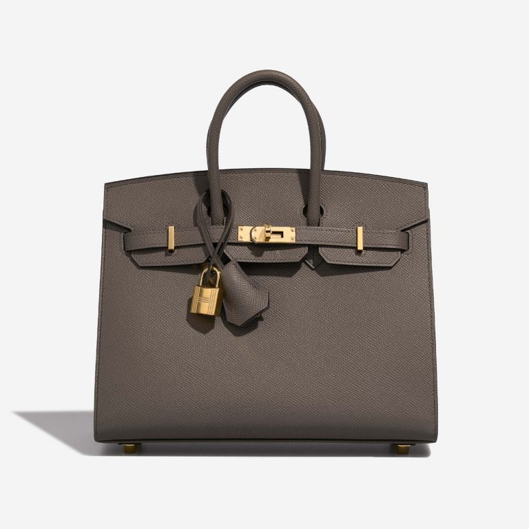 Hermès Birkin 25 GrisEtain 2F 1 S | Sell your designer bag on Saclab.com