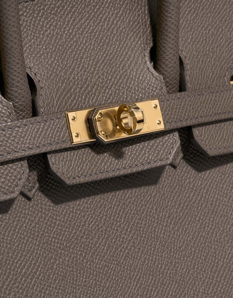 Hermès Birkin 25 GrisEtain Closing System  | Sell your designer bag on Saclab.com