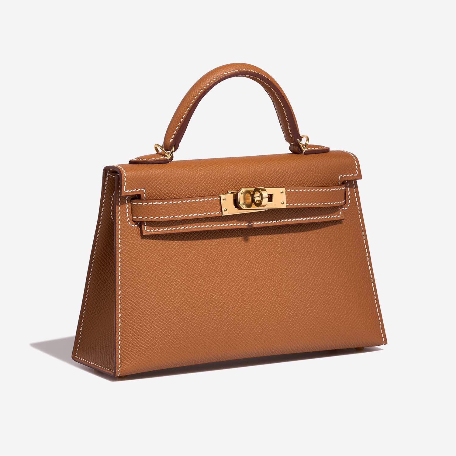 Hermès Kelly Mini Gold Side Front  | Sell your designer bag on Saclab.com