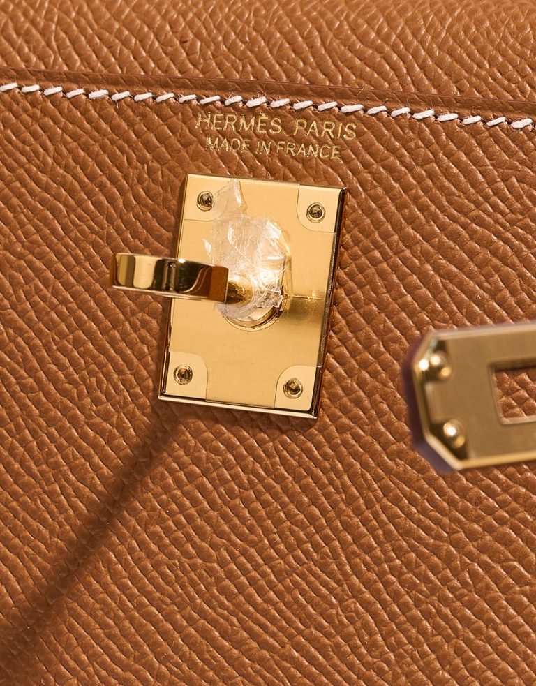 Hermès Kelly Mini Gold Logo  | Sell your designer bag on Saclab.com