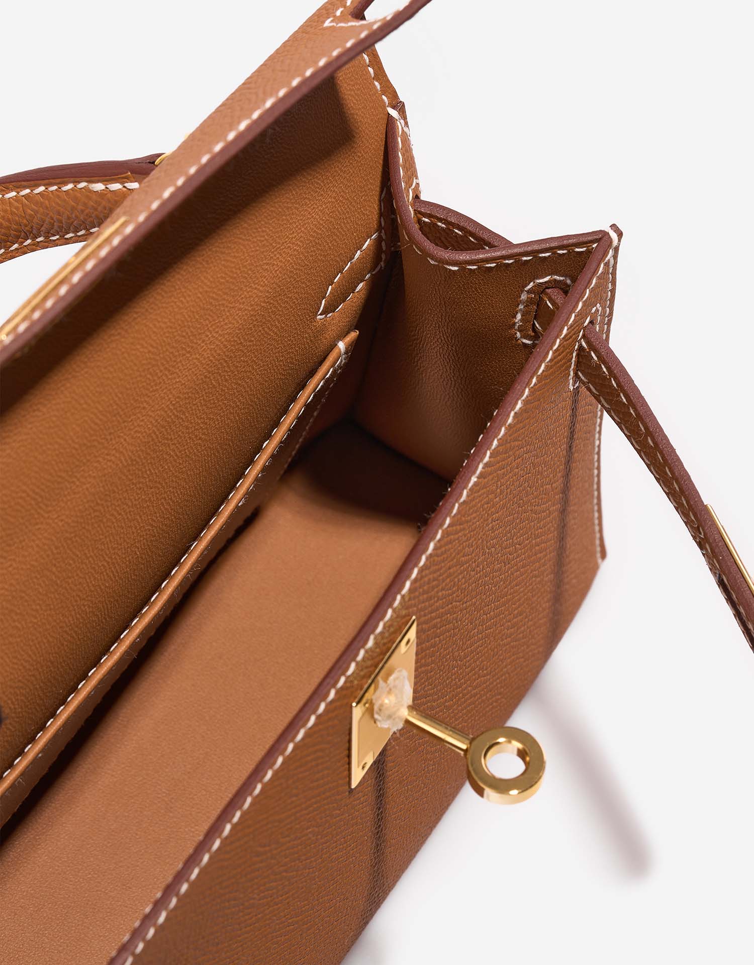 Hermès Kelly Mini Gold Inside  | Sell your designer bag on Saclab.com