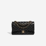 Chanel Timeless Medium Black Front  | Sell your designer bag on Saclab.com