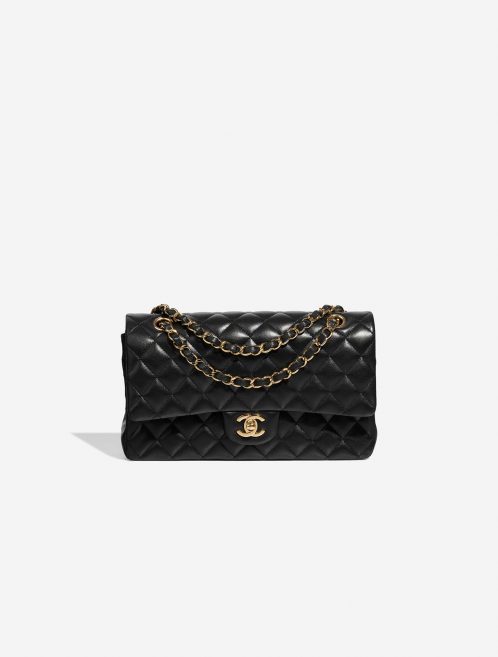 Chanel Timeless Medium Black Front  | Sell your designer bag on Saclab.com