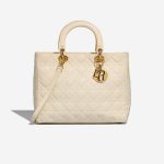 Dior Lady Large White Front  | Sell your designer bag on Saclab.com