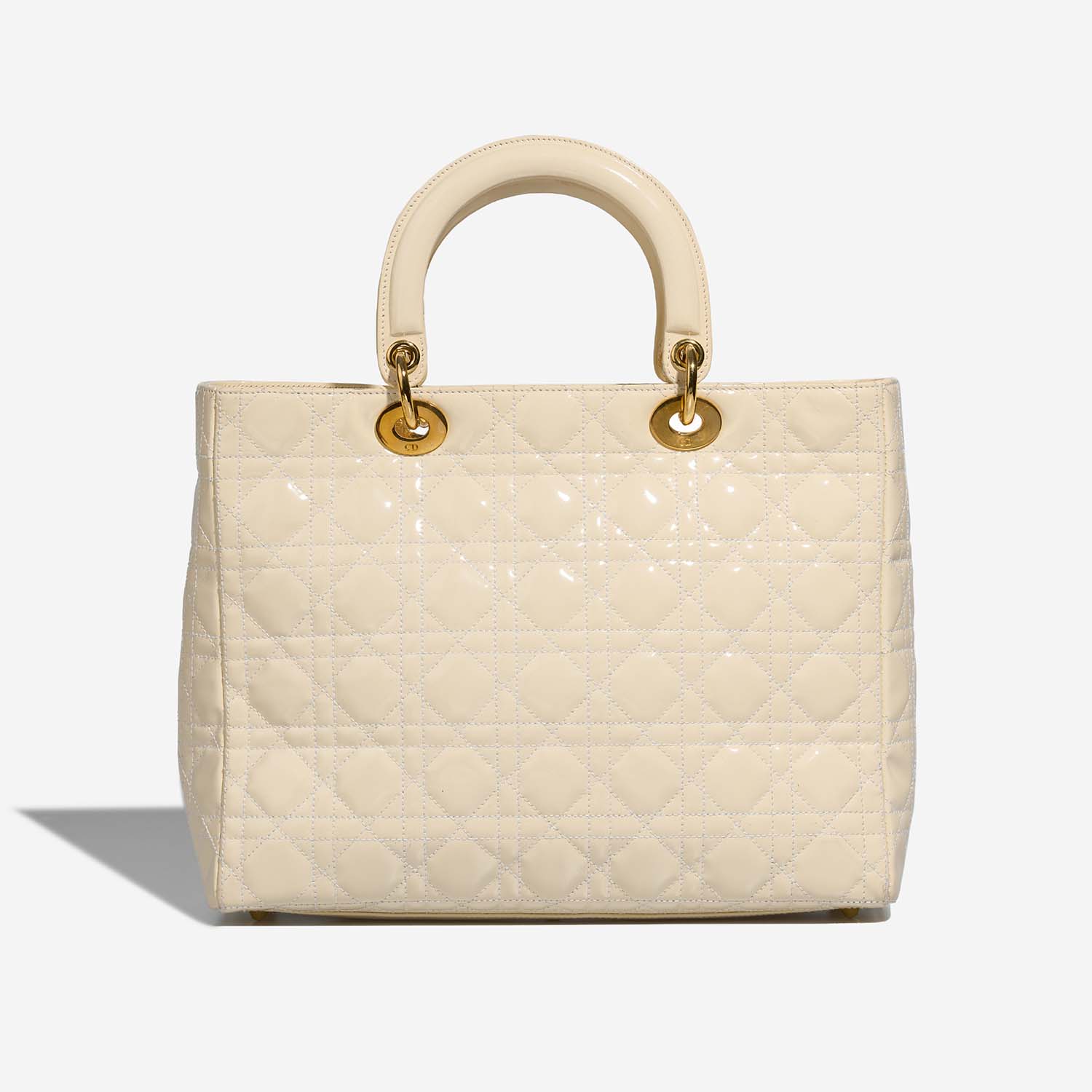 Dior Lady Large White Back  | Sell your designer bag on Saclab.com