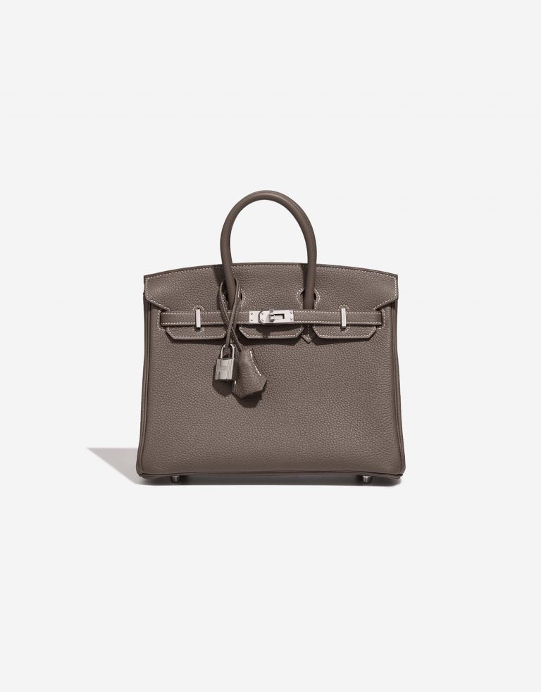 Hermès Birkin 25 Étoupe Front | Vendez votre sac de créateur sur Saclab.com