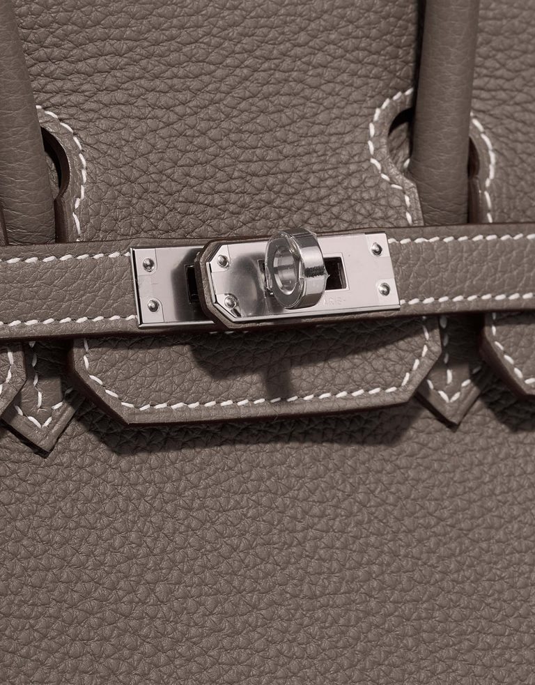 Hermès Birkin 25 Etoupe Closing System  | Sell your designer bag on Saclab.com