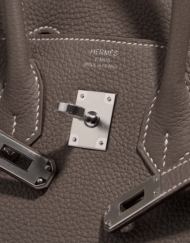 Hermès Birkin 25 Etoupe Logo  | Sell your designer bag on Saclab.com