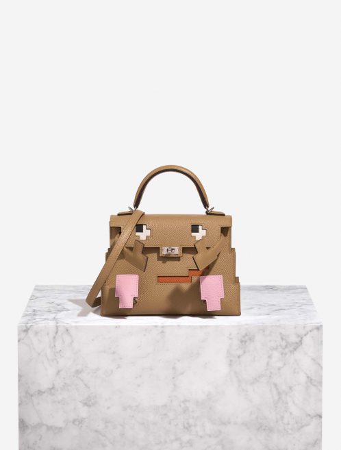 Hermès Kelly DollPicto Chai-Mauve-TerreBattue-Celeste Front  | Sell your designer bag on Saclab.com