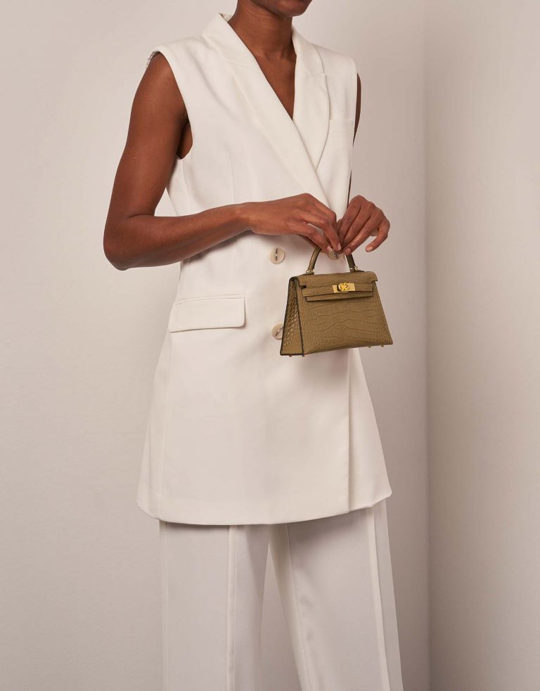 Hermès Kelly Mini Kraft  Front  | Sell your designer bag on Saclab.com