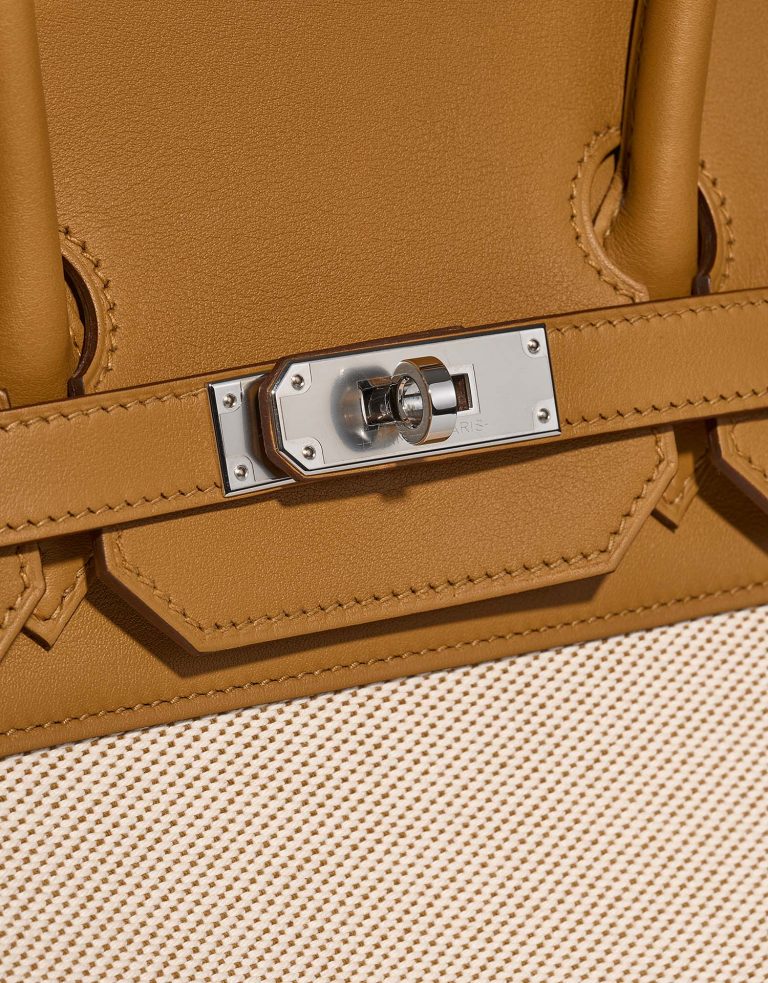 Hermès Birkin Fray 35 Sesame Closing System  | Sell your designer bag on Saclab.com