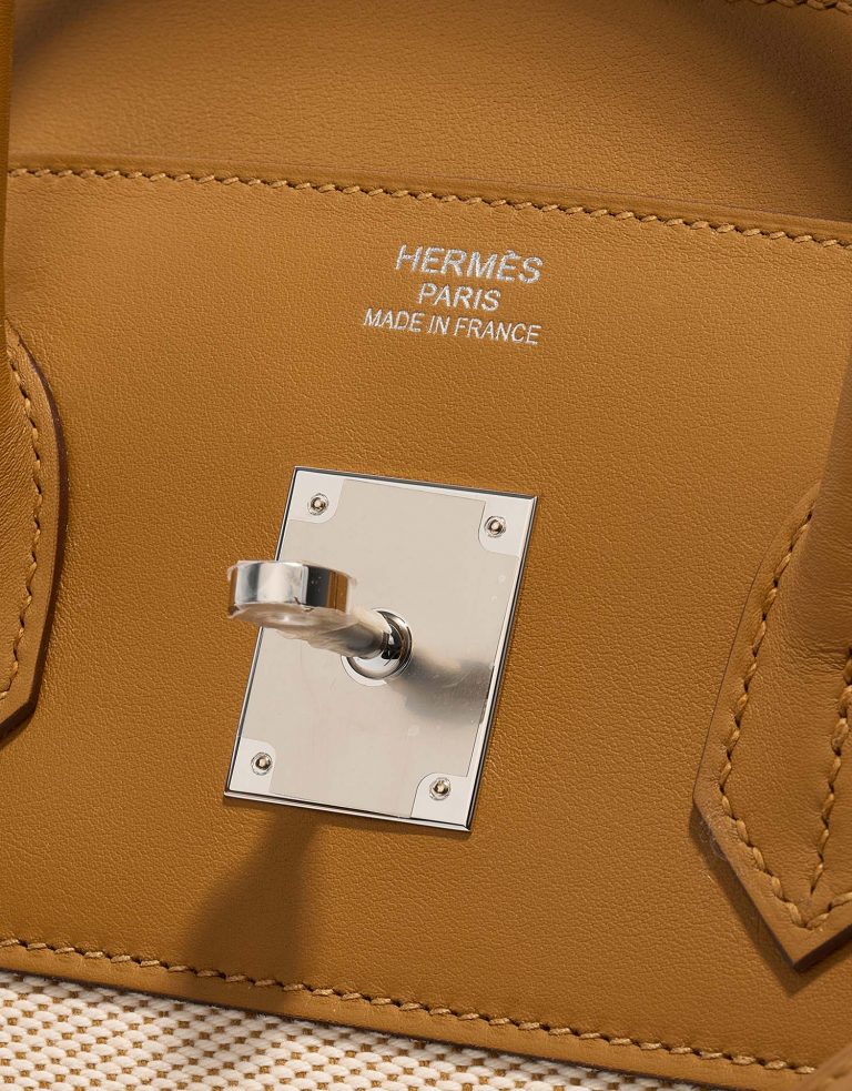 Hermès Birkin Fray 35 Sesame Logo  | Sell your designer bag on Saclab.com