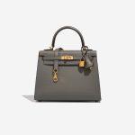 Hermès Kelly 25 VertAmande Front | Verkaufen Sie Ihre Designertasche auf Saclab.com