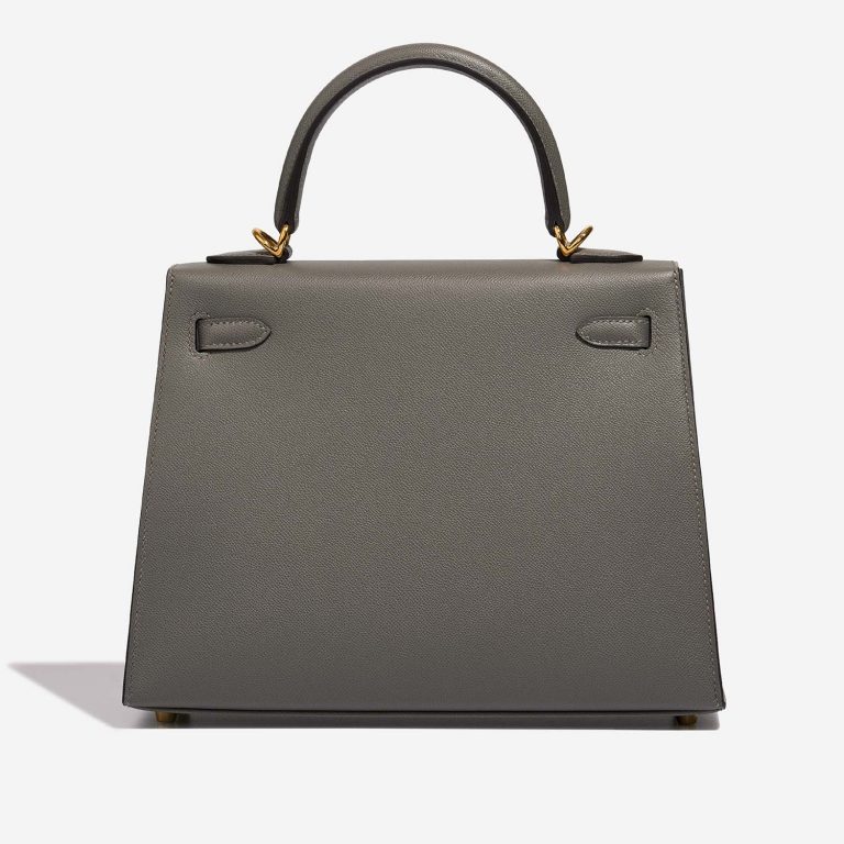 Hermès Kelly 25 VertAmande Back  | Sell your designer bag on Saclab.com