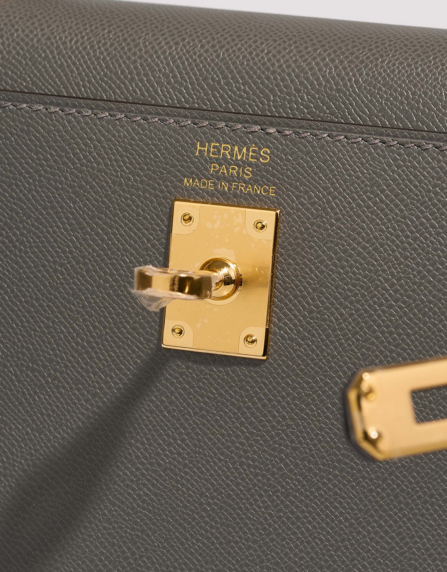 Hermès Kelly 25 In Vert Amande Veau Madame With Gold Hardware