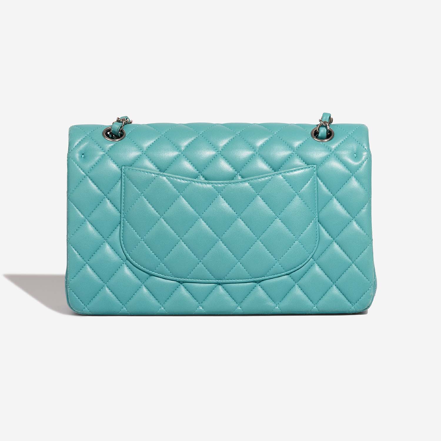 Chanel Timeless Medium Turquoise Back  | Sell your designer bag on Saclab.com