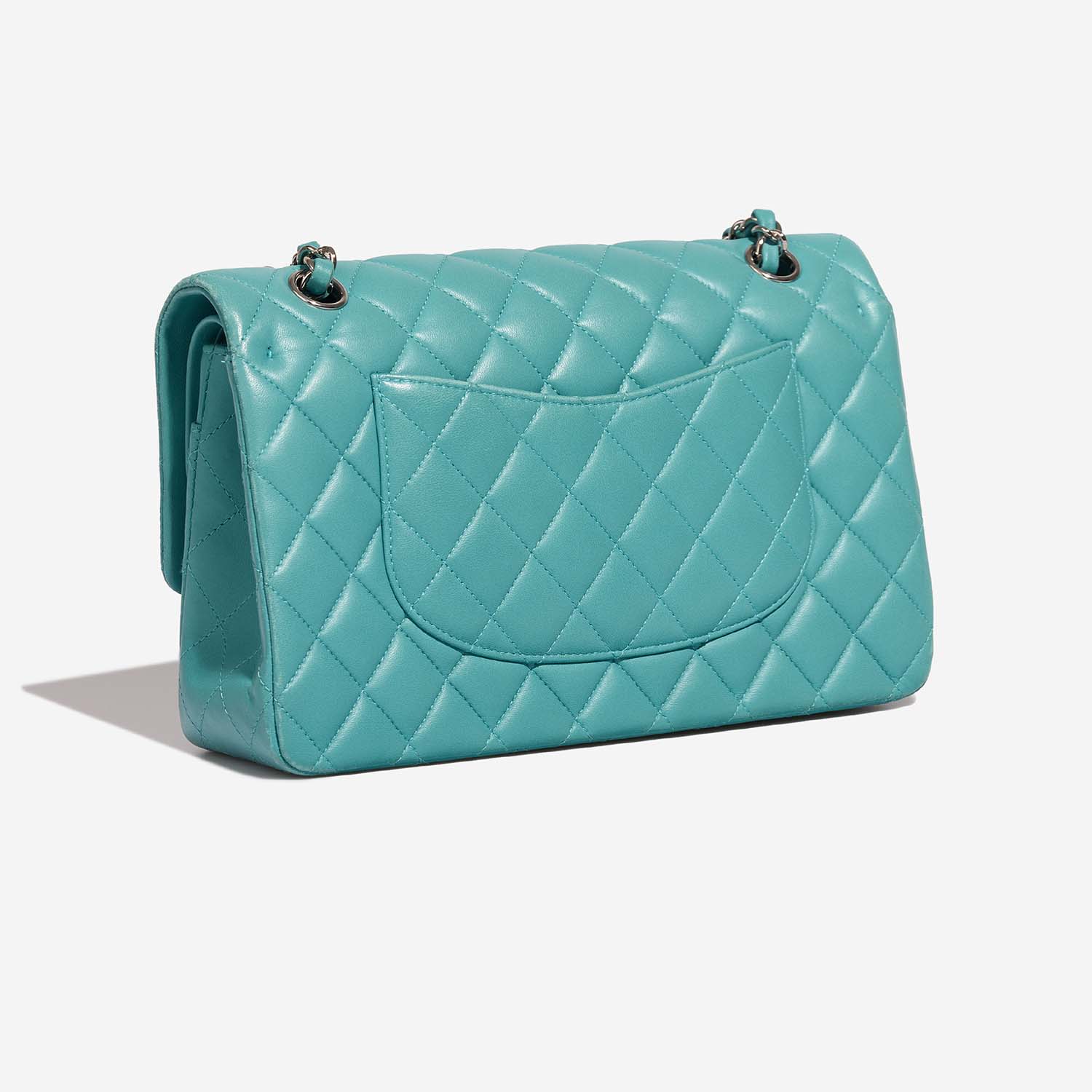 Chanel Timeless Medium Turquoise 7SB S | Sell your designer bag on Saclab.com