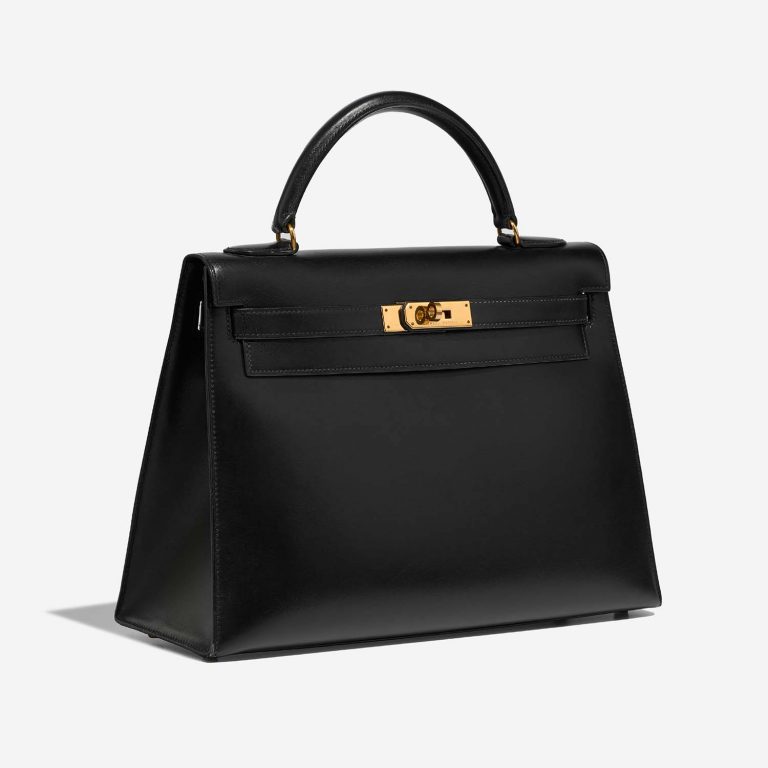 Hermès Kelly 32 Black Side Front  | Sell your designer bag on Saclab.com