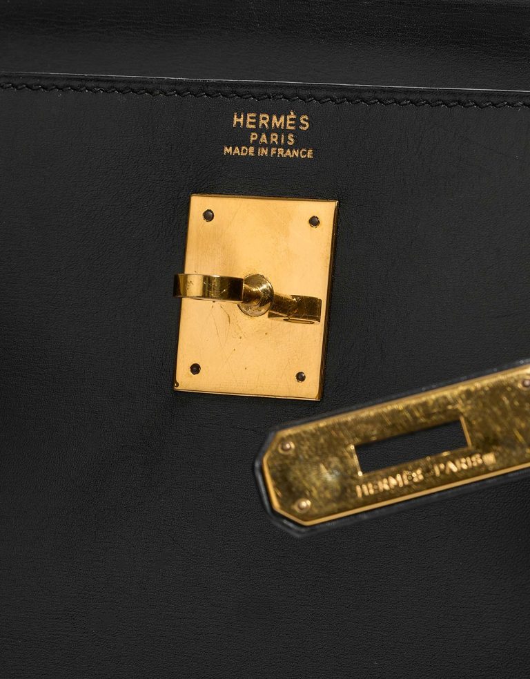 Hermès Kelly 32 Black Logo  | Sell your designer bag on Saclab.com