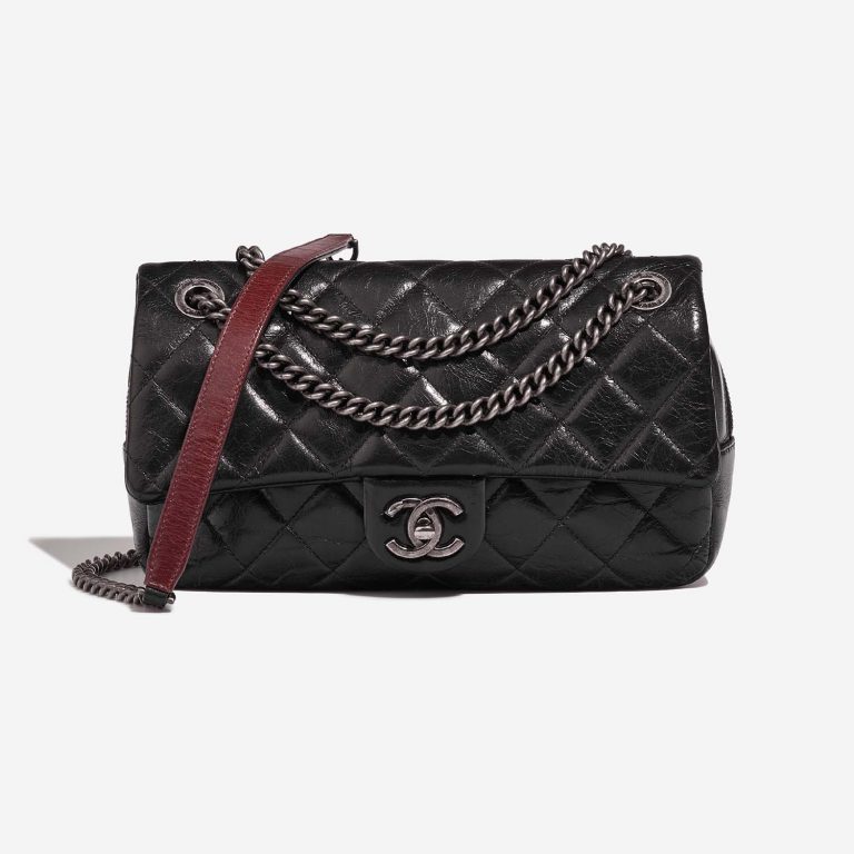 Chanel Timeless Medium Black Front  | Sell your designer bag on Saclab.com