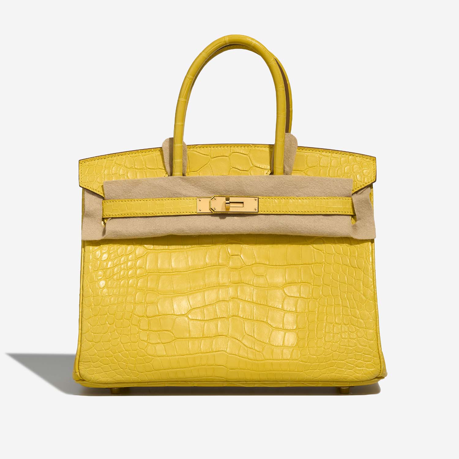 Hermès Birkin 30 Mimosa Front Velt | Sell your designer bag on Saclab.com