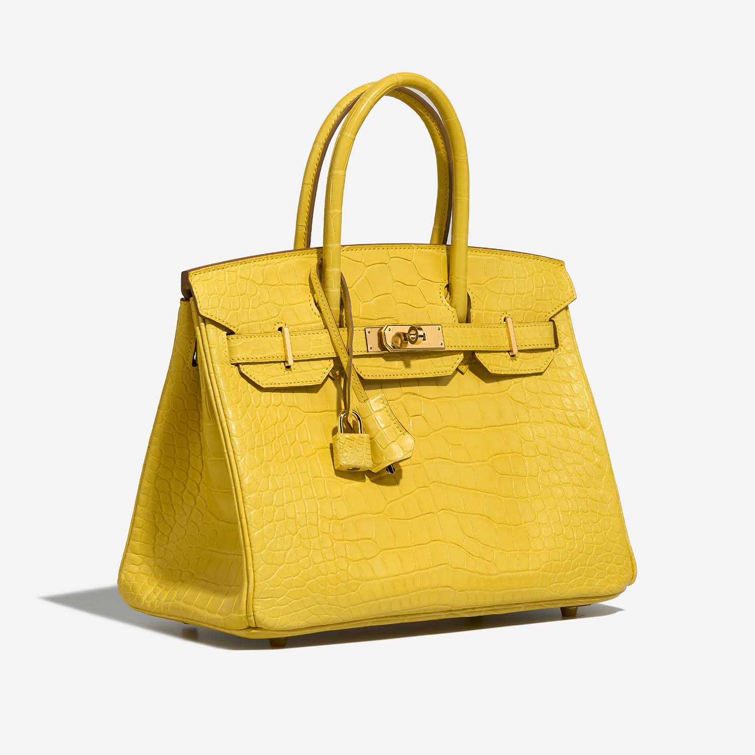 Hermès Birkin 30 Mimosa Side Front | Verkaufen Sie Ihre Designer-Tasche auf Saclab.com
