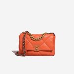 Chanel 19 FlapBag Orange Front  | Sell your designer bag on Saclab.com