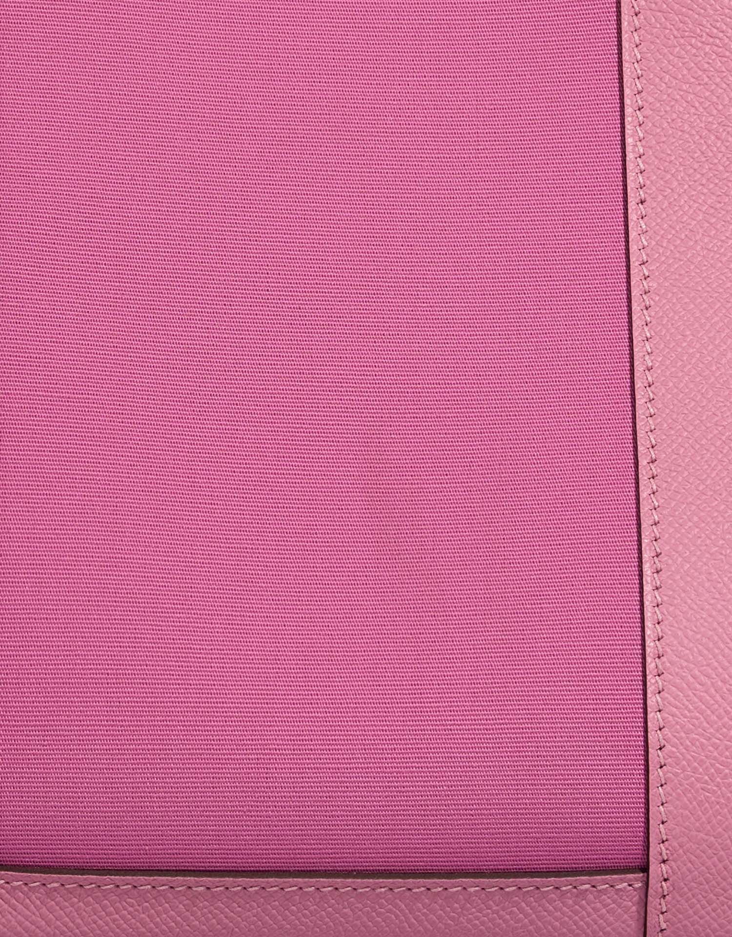 Hermès GardenParty 36 RoseBubblegum-Rubis signs of wear | Sell your designer bag on Saclab.com