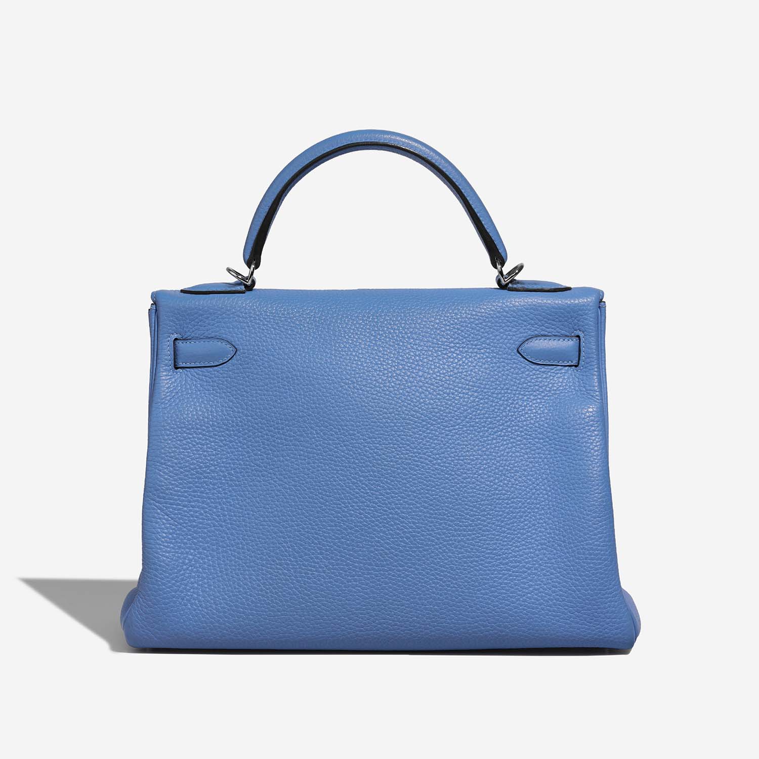 Hermès Kelly 32 Clemence Blue Paradise