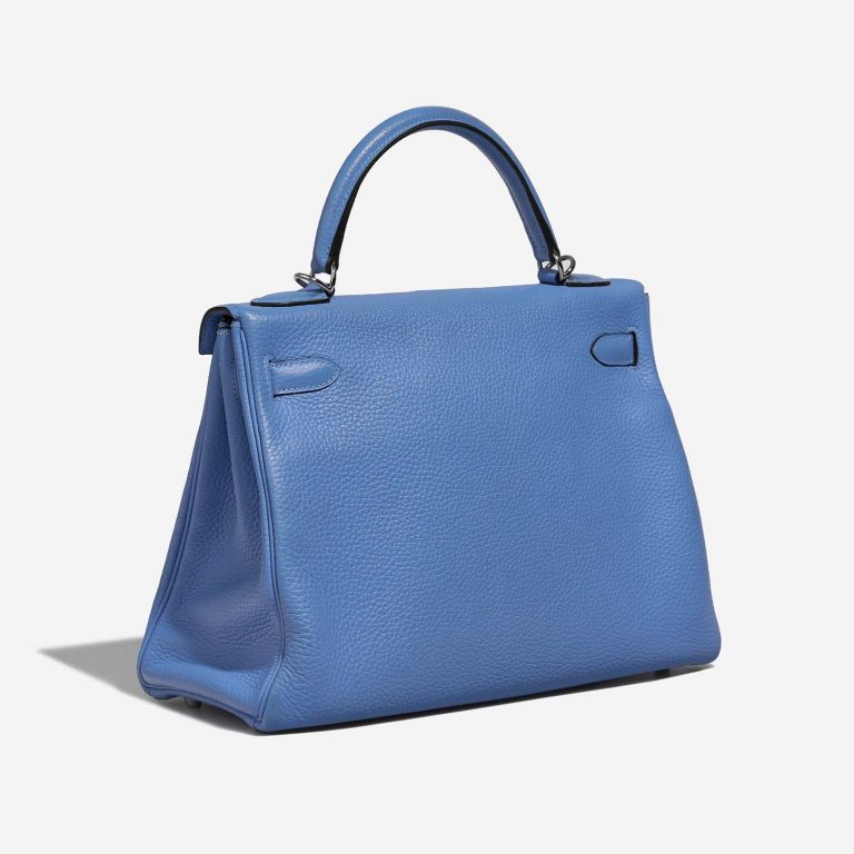 Hermès Kelly 32 BleuParadis 7SB S | Vendre votre sac de créateur sur Saclab.com