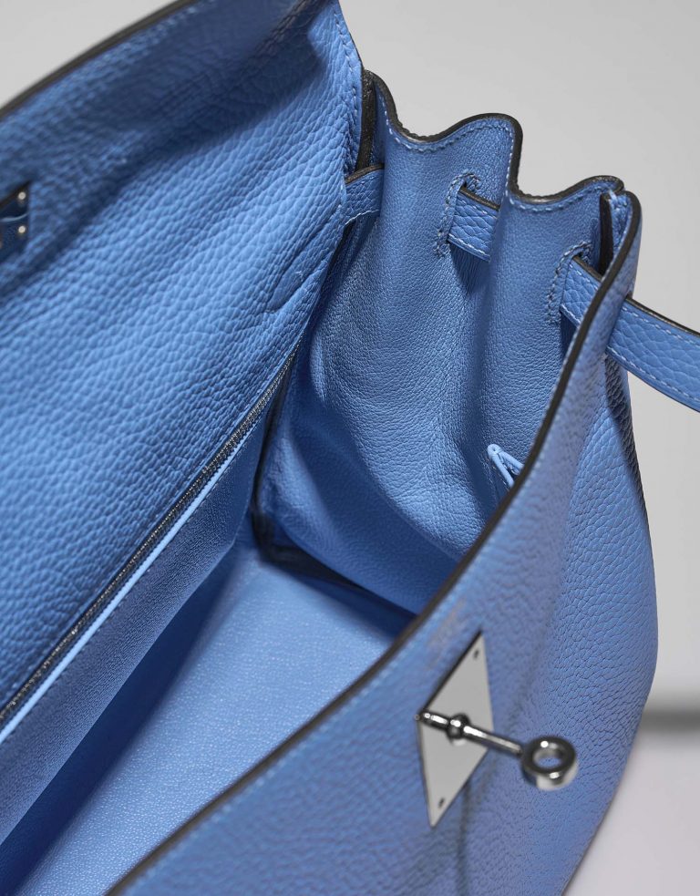 Hermès Kelly 32 BleuParadis Inside | Vendez votre sac de créateur sur Saclab.com