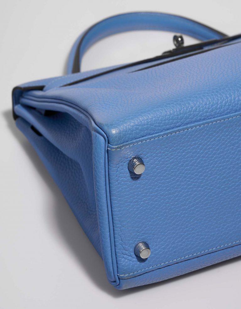 Hermès Kelly 32 BleuParadis signes d'usure | Vendez votre sac de créateur sur Saclab.com