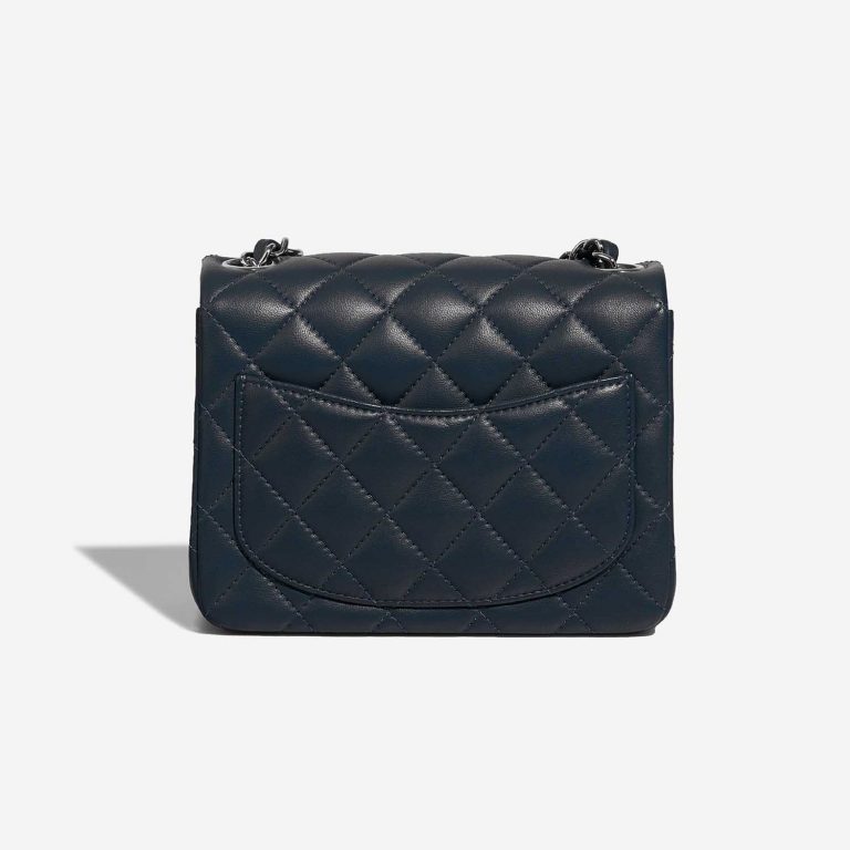 Chanel Timeless MiniSquare Navy Back | Verkaufen Sie Ihre Designer-Tasche auf Saclab.com