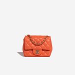 Chanel Timeless MiniSquare Orange Front  | Sell your designer bag on Saclab.com