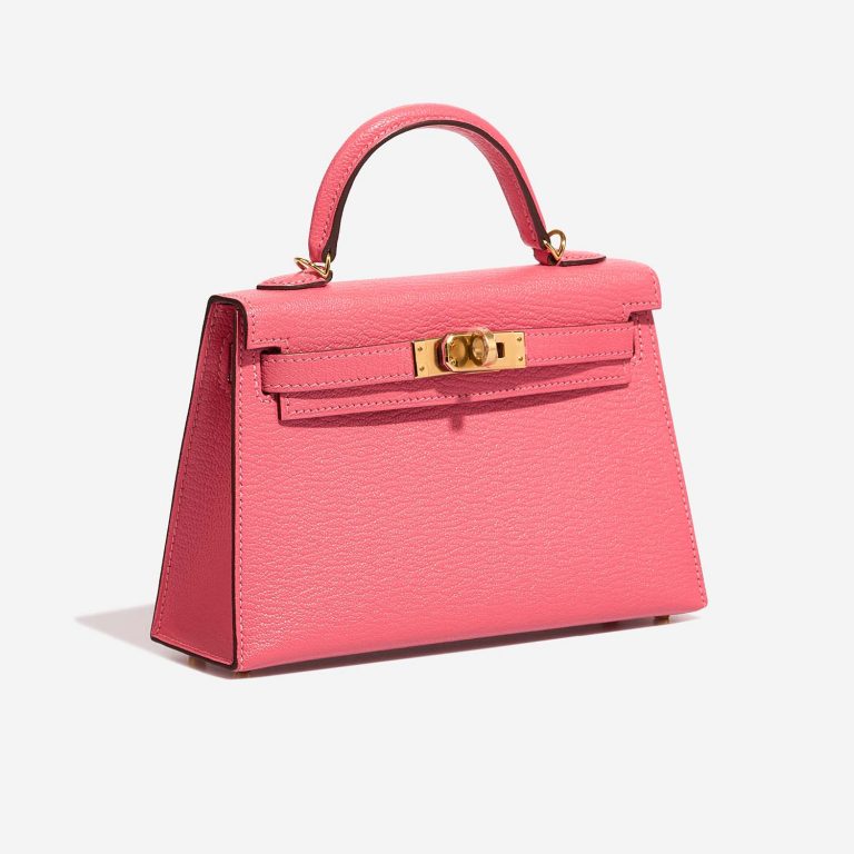 Hermès Kelly Mini RoseAzalée Side Front  | Sell your designer bag on Saclab.com