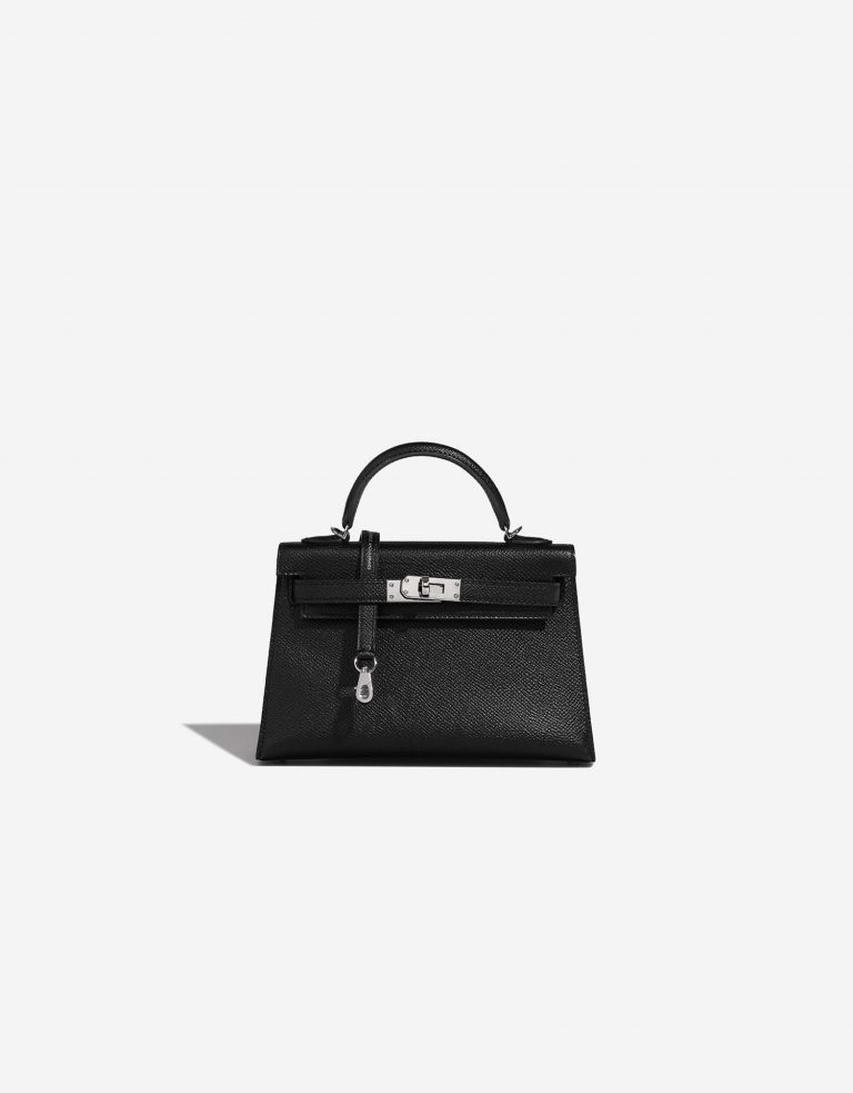 Hermès Kelly Mini Black Front  | Sell your designer bag on Saclab.com