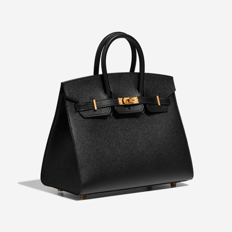 Hermès Birkin 25 Black Side Front  | Sell your designer bag on Saclab.com