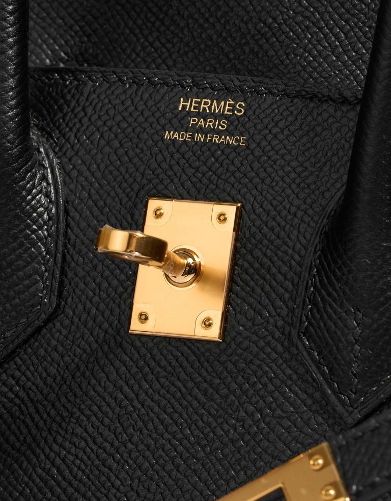 Hermès Birkin 25 Black Logo  | Sell your designer bag on Saclab.com