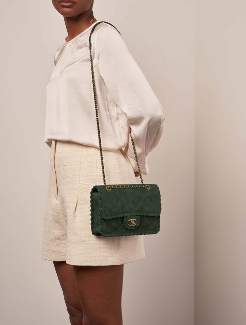 Chanel Timeless Small EmeraldGreen 1M | Sell your designer bag on Saclab.com