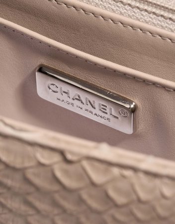 Chanel Timeless Small Python Nude | SACLÀB