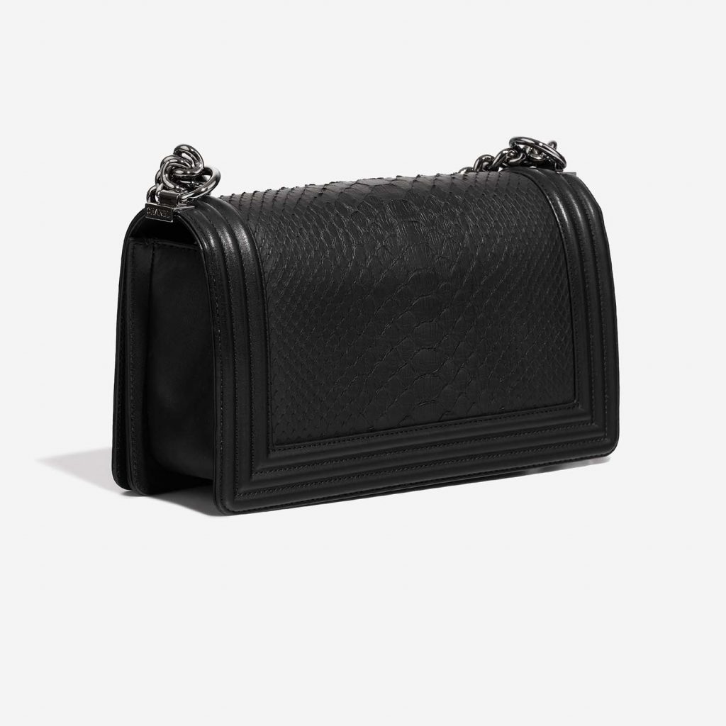 Chanel Boy Old Medium Python Black SACLÀB
