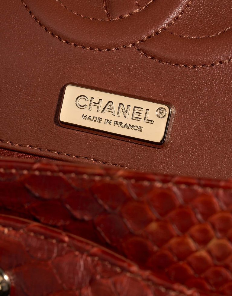 Chanel Timeless Medium Red-Orange Logo  | Sell your designer bag on Saclab.com