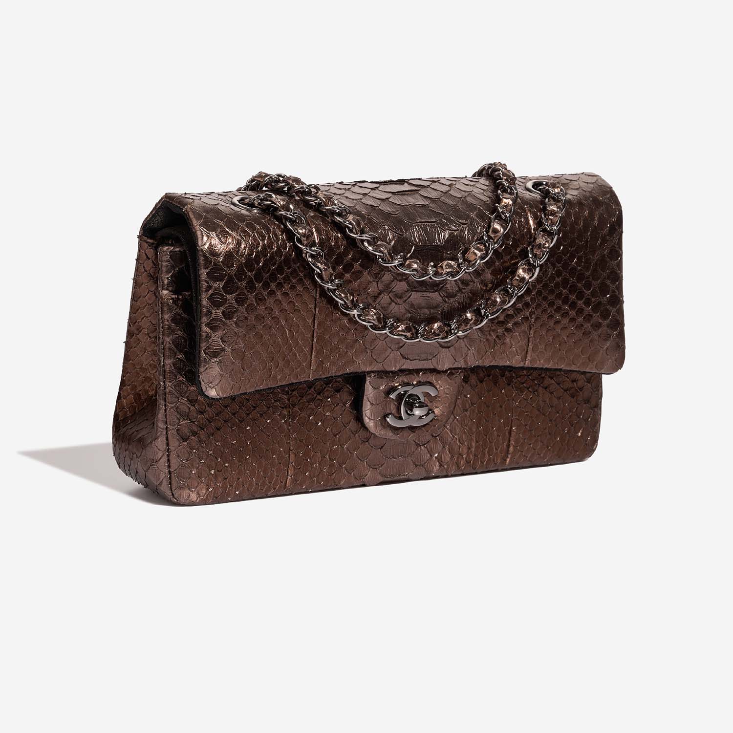 Chanel Timeless Medium Bronze Side Front  | Sell your designer bag on Saclab.com