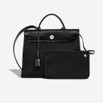 Hermès Herbag 31 Black Front  | Sell your designer bag on Saclab.com