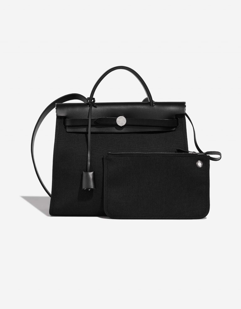 Hermès Herbag 31 Black Front  | Sell your designer bag on Saclab.com