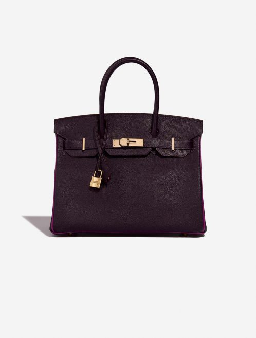 Hermès Birkin 30 Raisin-RosePourpre Front  | Sell your designer bag on Saclab.com