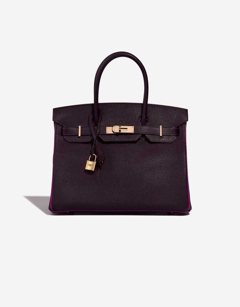 Hermès Birkin 30 Raisin-RosePourpre Front  | Sell your designer bag on Saclab.com